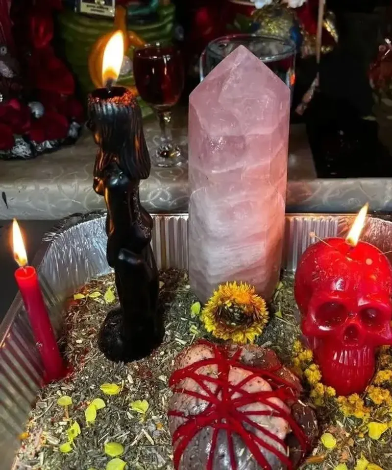 Altar para amarres de amor